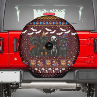 Affenpinscher Dog Halloween Christmas Spare Tire Cover Xmas Holiday Patterns - Wonder Print Shop