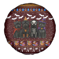 Affenpinscher Dog Halloween Christmas Spare Tire Cover Xmas Holiday Patterns - Wonder Print Shop
