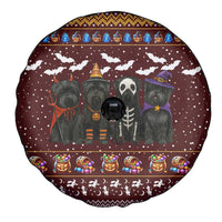 Affenpinscher Dog Halloween Christmas Spare Tire Cover Xmas Holiday Patterns - Wonder Print Shop