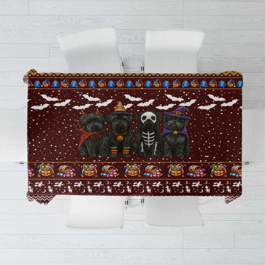 Affenpinscher Dog Halloween Christmas Tablecloth Xmas Holiday Patterns - Wonder Print Shop