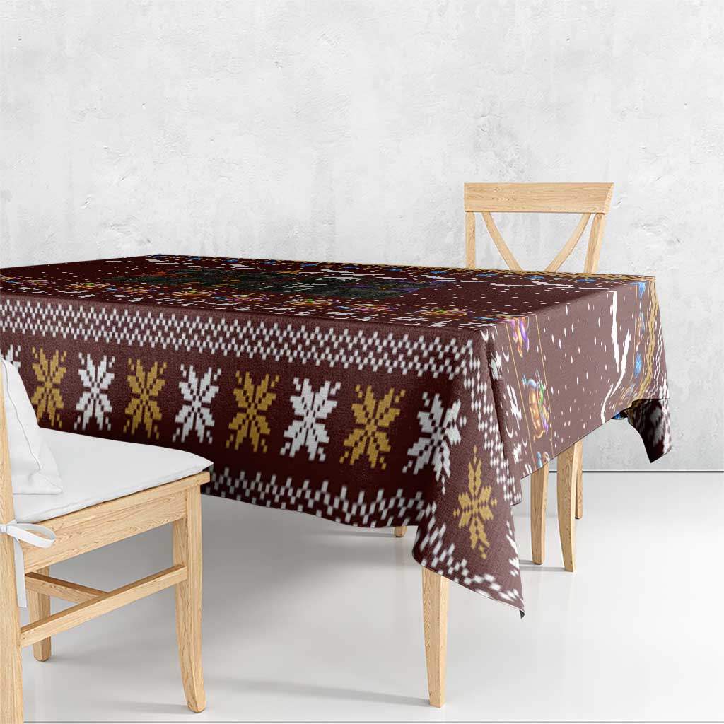 Affenpinscher Dog Halloween Christmas Tablecloth Xmas Holiday Patterns - Wonder Print Shop