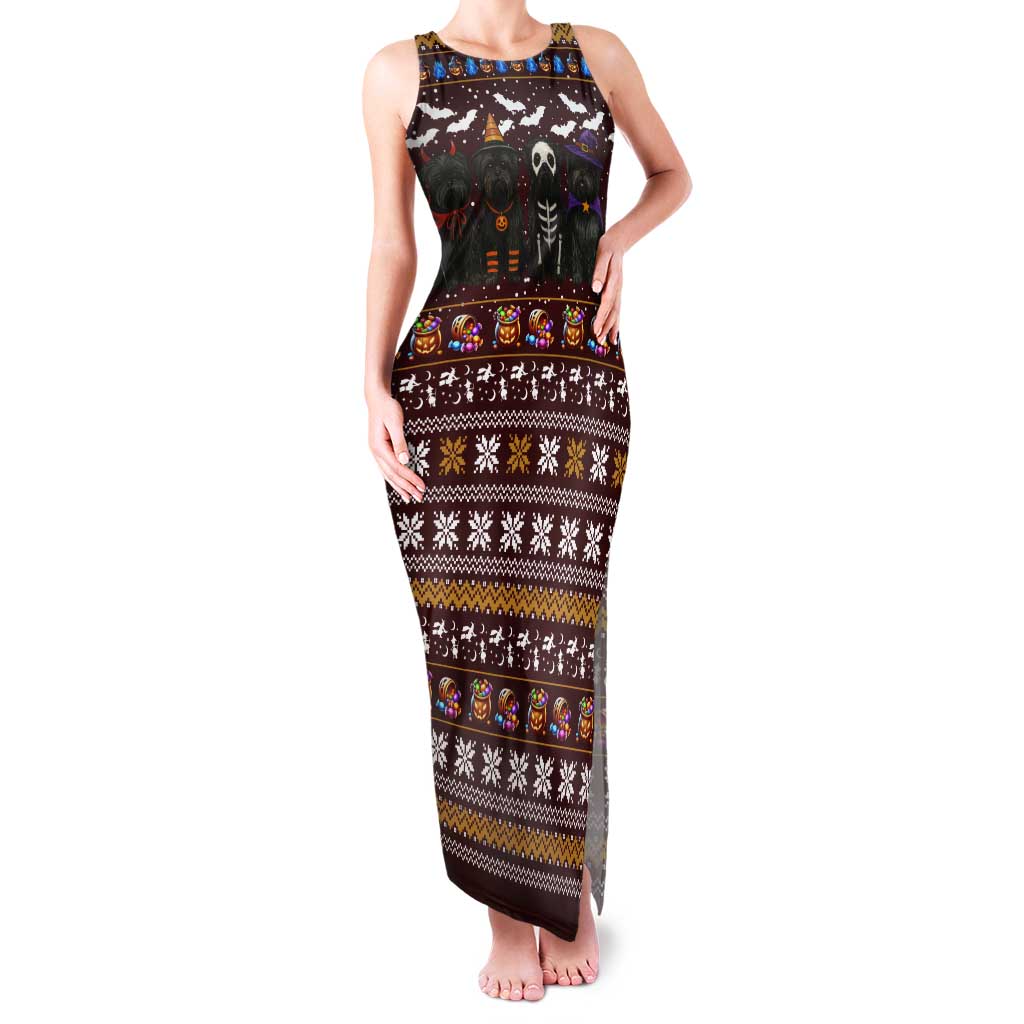 Affenpinscher Dog Halloween Christmas Tank Maxi Dress Xmas Holiday Patterns - Wonder Print Shop
