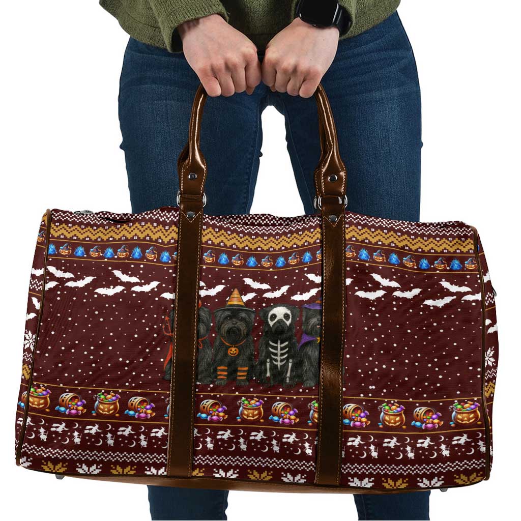 Affenpinscher Dog Halloween Christmas Travel Bag Xmas Holiday Patterns - Wonder Print Shop