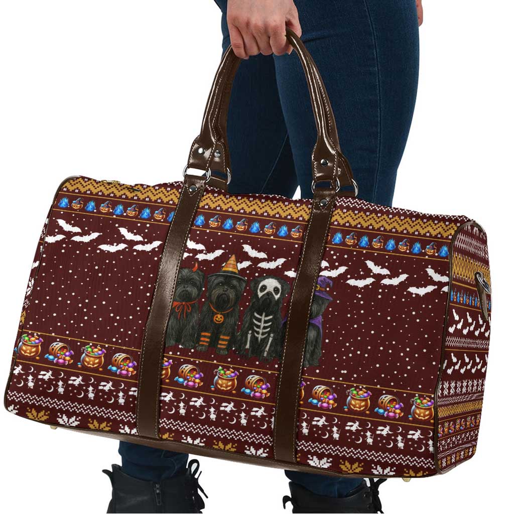 Affenpinscher Dog Halloween Christmas Travel Bag Xmas Holiday Patterns - Wonder Print Shop