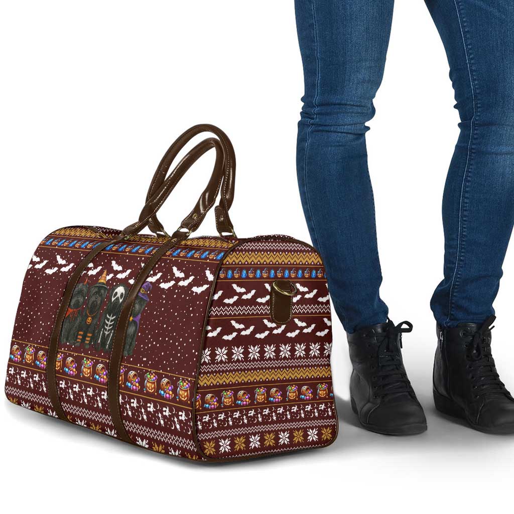 Affenpinscher Dog Halloween Christmas Travel Bag Xmas Holiday Patterns - Wonder Print Shop
