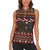 Affenpinscher Dog Halloween Christmas Women Sleeveless Polo Shirt Xmas Holiday Patterns - Wonder Print Shop