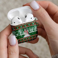Alaskan Malamute Winter Tree Christmas AirPods Case Xmas Holiday Patterns - Wonder Print Shop