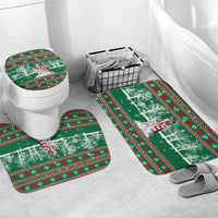 Alaskan Malamute Winter Tree Christmas Bathroom Set Xmas Holiday Patterns - Wonder Print Shop