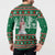 Alaskan Malamute Winter Tree Christmas Button Sweatshirt Xmas Holiday Patterns - Wonder Print Shop