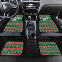Alaskan Malamute Winter Tree Christmas Car Mats Xmas Holiday Patterns - Wonder Print Shop