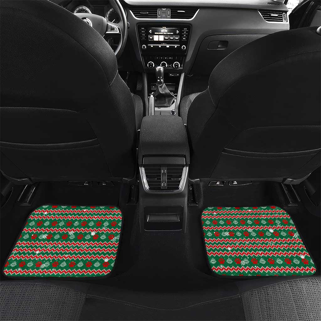 Alaskan Malamute Winter Tree Christmas Car Mats Xmas Holiday Patterns - Wonder Print Shop