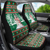 Alaskan Malamute Winter Tree Christmas Car Seat Cover Xmas Holiday Patterns - Wonder Print Shop