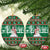 Alaskan Malamute Winter Tree Christmas Ceramic Ornament Xmas Holiday Patterns - Wonder Print Shop