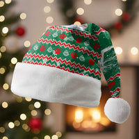 Alaskan Malamute Winter Tree Christmas Santa Hat Xmas Holiday Patterns - Wonder Print Shop