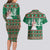 Alaskan Malamute Winter Tree Christmas Couples Matching Long Sleeve Bodycon Dress and Hawaiian Shirt Xmas Holiday Patterns - Wonder Print Shop