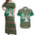 Alaskan Malamute Winter Tree Christmas Couples Matching Off Shoulder Maxi Dress and Hawaiian Shirt Xmas Holiday Patterns - Wonder Print Shop