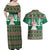 Alaskan Malamute Winter Tree Christmas Couples Matching Off Shoulder Maxi Dress and Hawaiian Shirt Xmas Holiday Patterns - Wonder Print Shop