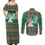 Alaskan Malamute Winter Tree Christmas Couples Matching Off Shoulder Maxi Dress and Long Sleeve Button Shirt Xmas Holiday Patterns - Wonder Print Shop