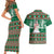 Alaskan Malamute Winter Tree Christmas Couples Matching Short Sleeve Bodycon Dress and Hawaiian Shirt Xmas Holiday Patterns - Wonder Print Shop