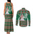 Alaskan Malamute Winter Tree Christmas Couples Matching Tank Maxi Dress and Long Sleeve Button Shirt Xmas Holiday Patterns - Wonder Print Shop