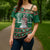 Alaskan Malamute Winter Tree Christmas Cross Shoulder Shirt Xmas Holiday Patterns - Wonder Print Shop