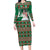 Alaskan Malamute Winter Tree Christmas Family Matching Long Sleeve Bodycon Dress and Hawaiian Shirt Xmas Holiday Patterns - Wonder Print Shop