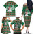 Alaskan Malamute Winter Tree Christmas Family Matching Off The Shoulder Long Sleeve Dress and Hawaiian Shirt Xmas Holiday Patterns - Wonder Print Shop