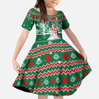 Alaskan Malamute Winter Tree Christmas Family Matching Off Shoulder Maxi Dress and Hawaiian Shirt Xmas Holiday Patterns - Wonder Print Shop