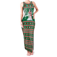 Alaskan Malamute Winter Tree Christmas Family Matching Tank Maxi Dress and Hawaiian Shirt Xmas Holiday Patterns - Wonder Print Shop