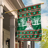 Alaskan Malamute Winter Tree Christmas Garden Flag Xmas Holiday Patterns - Wonder Print Shop