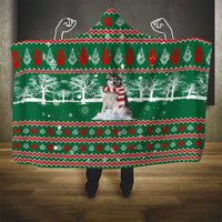 Alaskan Malamute Winter Tree Christmas Hooded Blanket Xmas Holiday Patterns - Wonder Print Shop