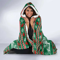 Alaskan Malamute Winter Tree Christmas Hooded Blanket Xmas Holiday Patterns - Wonder Print Shop