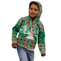 Alaskan Malamute Winter Tree Christmas Kid Hoodie Xmas Holiday Patterns - Wonder Print Shop