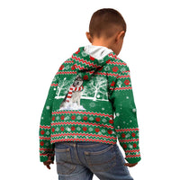 Alaskan Malamute Winter Tree Christmas Kid Hoodie Xmas Holiday Patterns - Wonder Print Shop