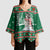 Alaskan Malamute Winter Tree Christmas Kimono Sleeve Blouse Xmas Holiday Patterns - Wonder Print Shop