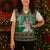 Alaskan Malamute Winter Tree Christmas Knitted V-Neck Vest Xmas Holiday Patterns - Wonder Print Shop