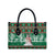 Alaskan Malamute Winter Tree Christmas Leather Bag Xmas Holiday Patterns - Wonder Print Shop