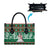 Alaskan Malamute Winter Tree Christmas Leather Bag Xmas Holiday Patterns - Wonder Print Shop
