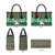 Alaskan Malamute Winter Tree Christmas Leather Bag Xmas Holiday Patterns - Wonder Print Shop