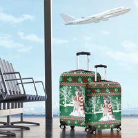 Alaskan Malamute Winter Tree Christmas Luggage Cover Xmas Holiday Patterns - Wonder Print Shop