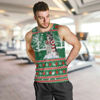 Alaskan Malamute Winter Tree Christmas Men Tank Top Xmas Holiday Patterns - Wonder Print Shop