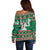 Alaskan Malamute Winter Tree Christmas Off Shoulder Sweater Xmas Holiday Patterns - Wonder Print Shop