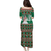 Alaskan Malamute Winter Tree Christmas Puletasi Xmas Holiday Patterns - Wonder Print Shop