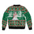 Alaskan Malamute Winter Tree Christmas Sleeve Zip Bomber Jacket Xmas Holiday Patterns - Wonder Print Shop