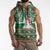 Alaskan Malamute Winter Tree Christmas Sleeveless Zip Hoodie Xmas Holiday Patterns - Wonder Print Shop