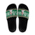 Alaskan Malamute Winter Tree Christmas Slide Sandals Xmas Holiday Patterns - Wonder Print Shop