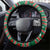 Alaskan Malamute Winter Tree Christmas Steering Wheel Cover Xmas Holiday Patterns - Wonder Print Shop