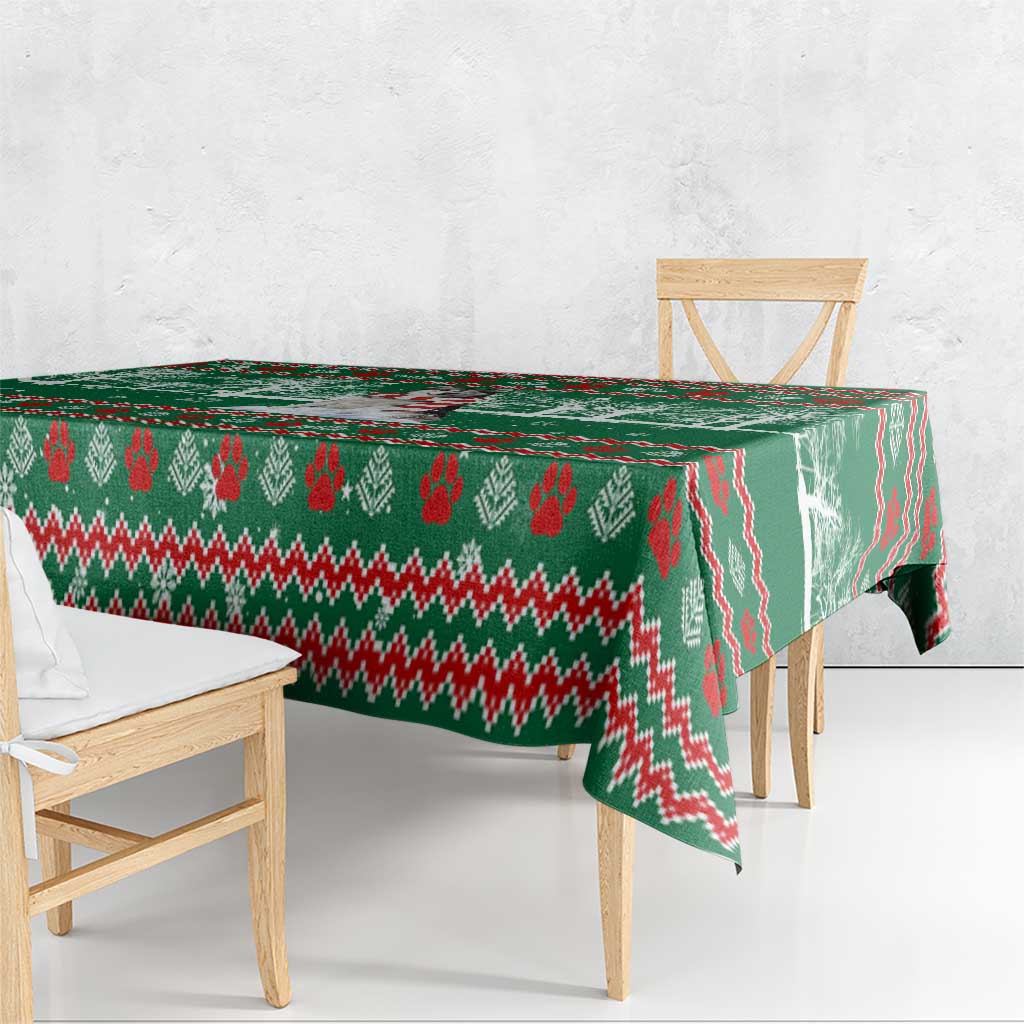 Alaskan Malamute Winter Tree Christmas Tablecloth Xmas Holiday Patterns - Wonder Print Shop