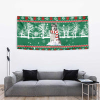 Alaskan Malamute Winter Tree Christmas Tapestry Xmas Holiday Patterns - Wonder Print Shop