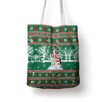 Alaskan Malamute Winter Tree Christmas Tote Bag Xmas Holiday Patterns - Wonder Print Shop